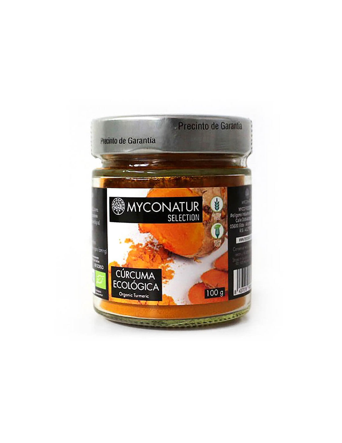 Cúrcuma orgánica en polvo (raíz) - Curcuma, Bio, 100 g <tc>Myconatur</tc>