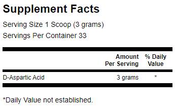 D-Aspartic Acid 100 grams
