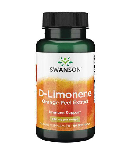 D-Limonene Cold-Pressed Orange Peel Extract 250 mg - 60 Gel capsules