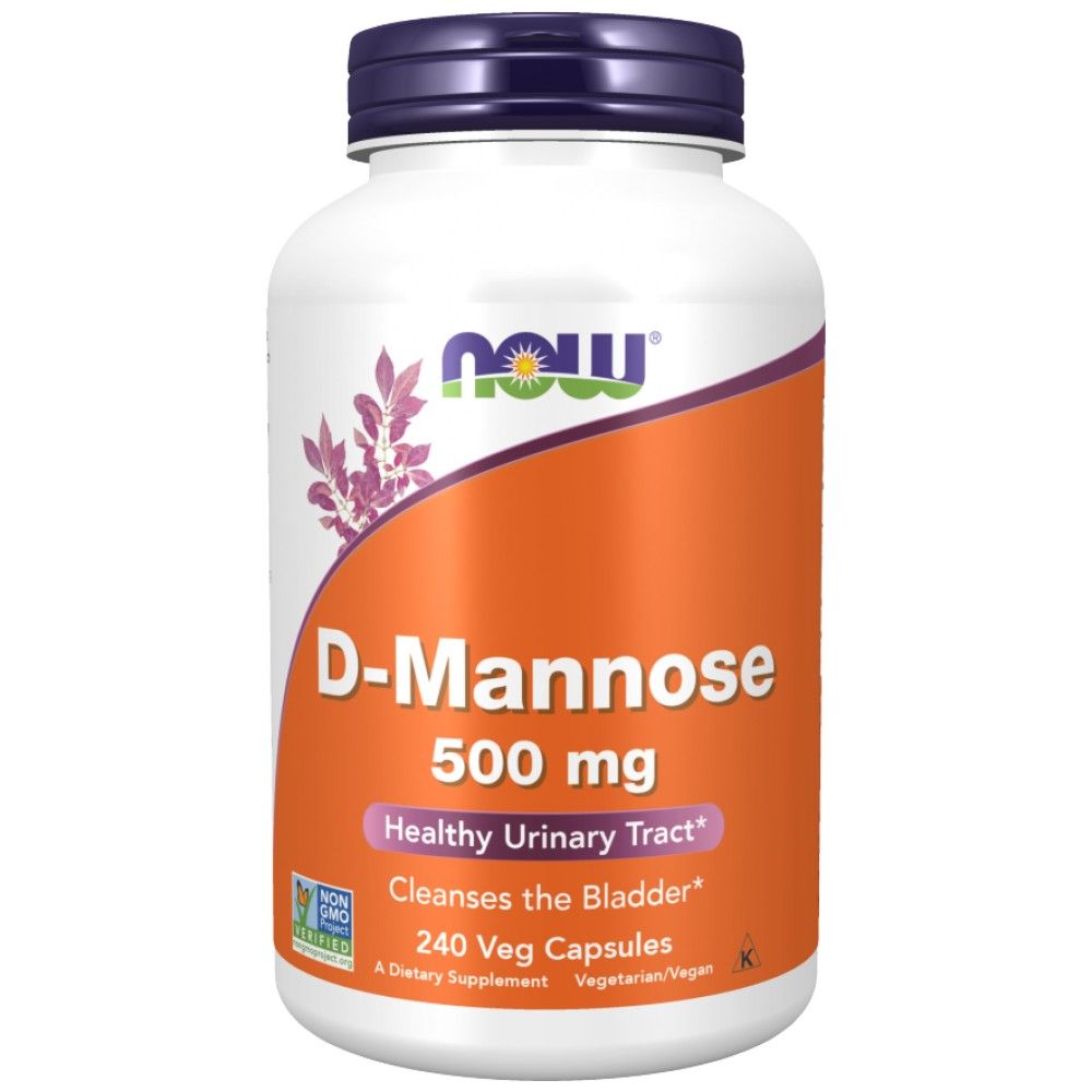 D -mannozė 500 mg - 240 kapsulės