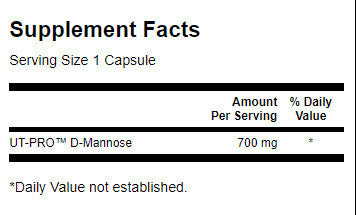 D -mannose 700 mg - 60 Kapselen