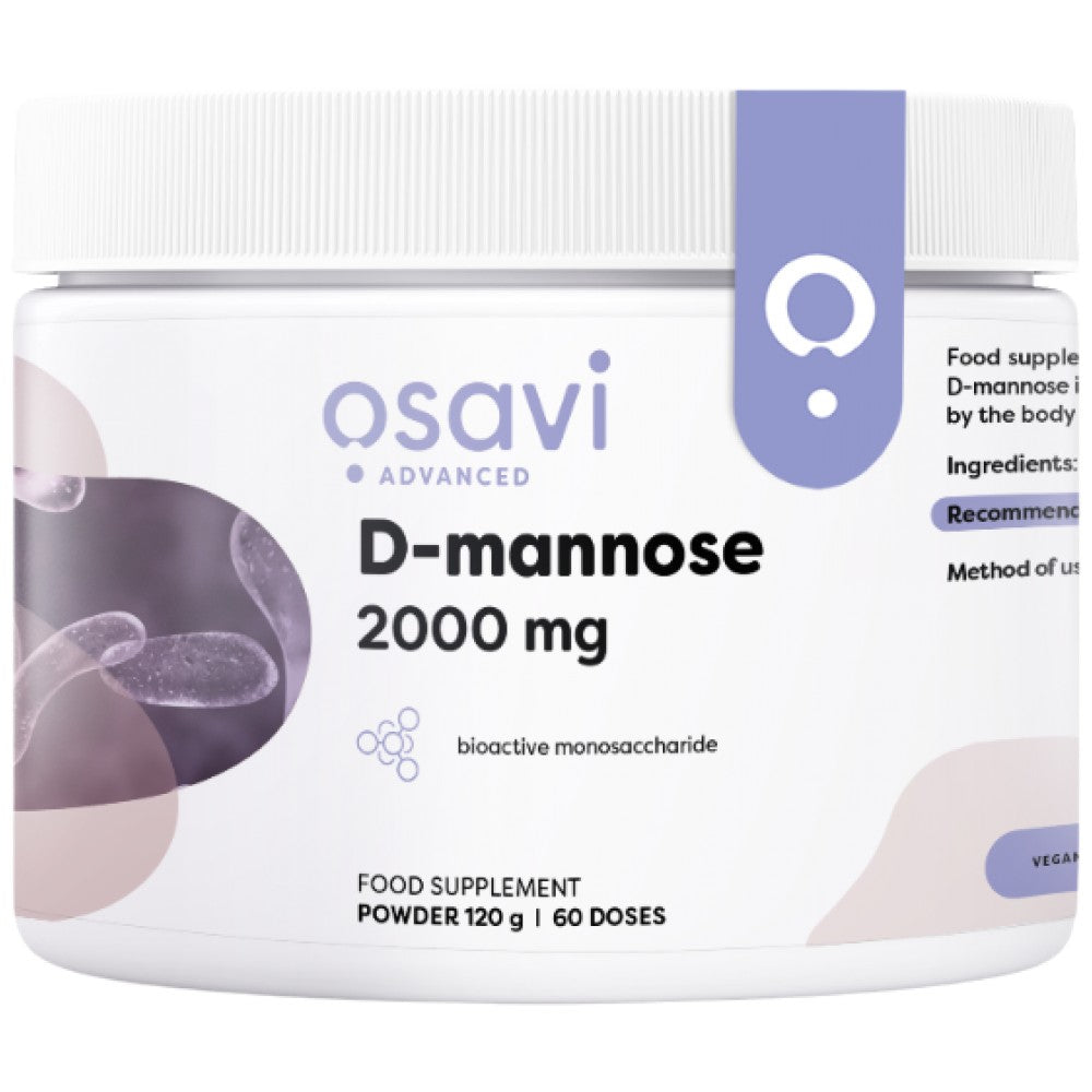 D -Mannose Powder 2000 mg - 120 gramů