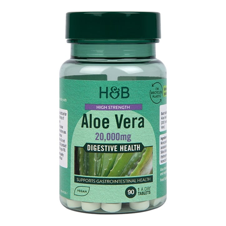 Aloe Vera Gel 20000 mg 90 tablets HOLLAND & BARRETT