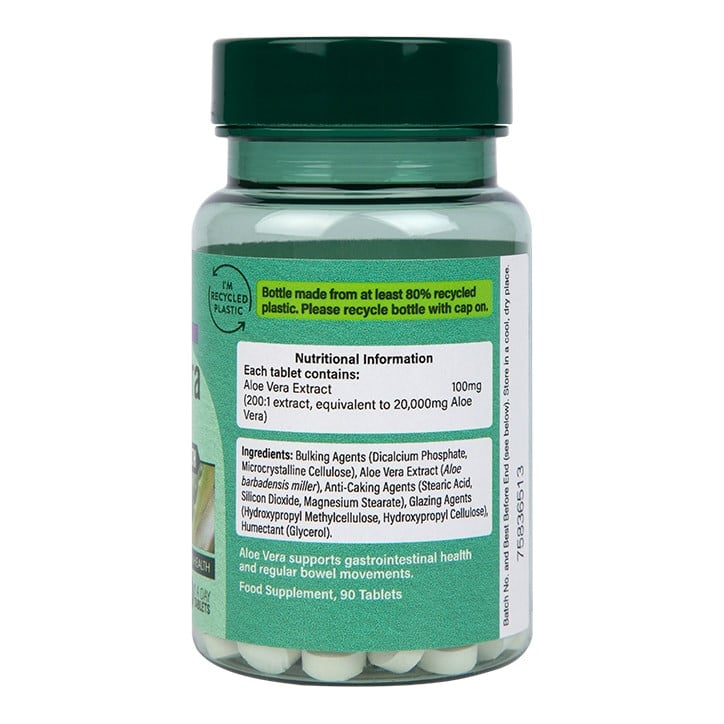 Aloe Vera Gel 20000 mg 90 tablets HOLLAND & BARRETT