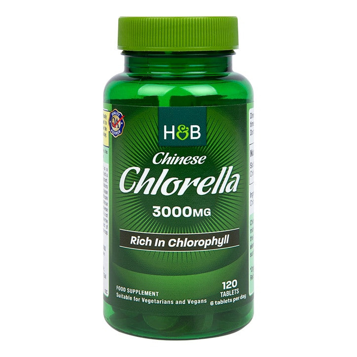 Chlorella 500 mg / Organic Chinese - 120 Tablets