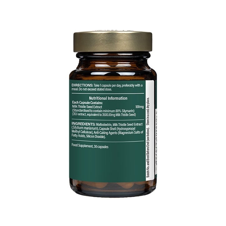 Milk thistle extract (Milk Thistle) 30 capsules HOLLAND & BARRETT