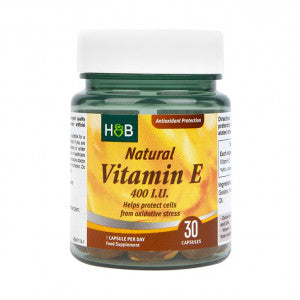 Vitamin E (Vitamin E) Natural 400 IU 30 tobolek Holland & Barrett