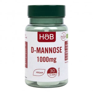 D-manozė (D-Mannozė) 1000 mg 30 „Holland & Barrett“ tabletės