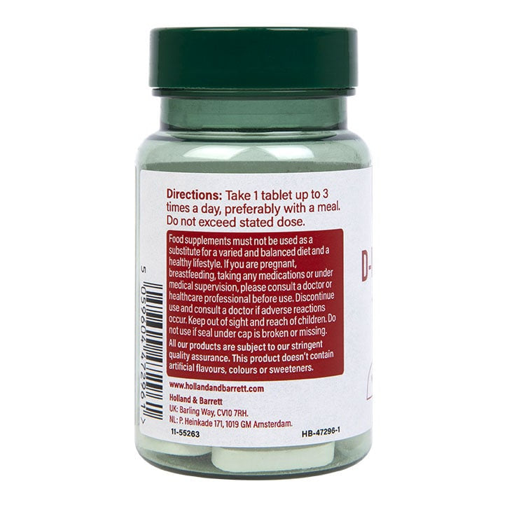 D-manozė (D-Mannozė) 1000 mg 30 „Holland & Barrett“ tabletės