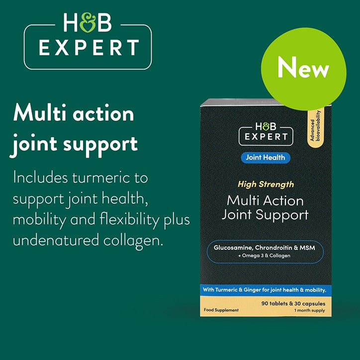 Expert formula for healthy joints (Multi Action Joint Support) 90 tablets and 30 capsules HOLLAND & BARRETT