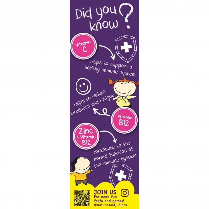 Immune formula with elderberry drops for children (Mini Drops Immune Plus) 50ml NaturesAid