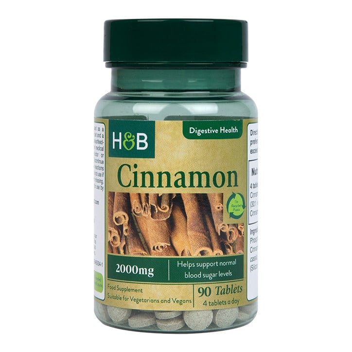 Cinnamon 500mg 90 tablets HOLLAND & BARRETT