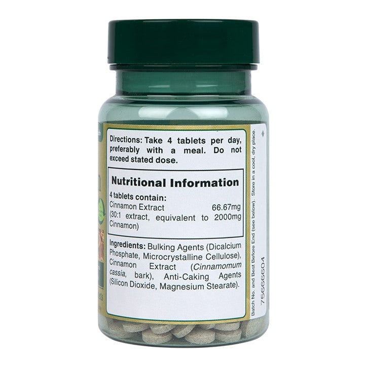 Cinnamon 500mg 90 tablets HOLLAND & BARRETT