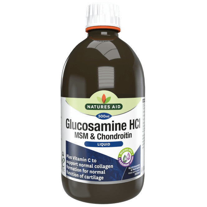 Fórmula líquida concentrada para articulaciones sanas con glucosamina, MSM y condroitina (glucosamina, MSM y líquido de condroitina) 500ml NaturalSaid