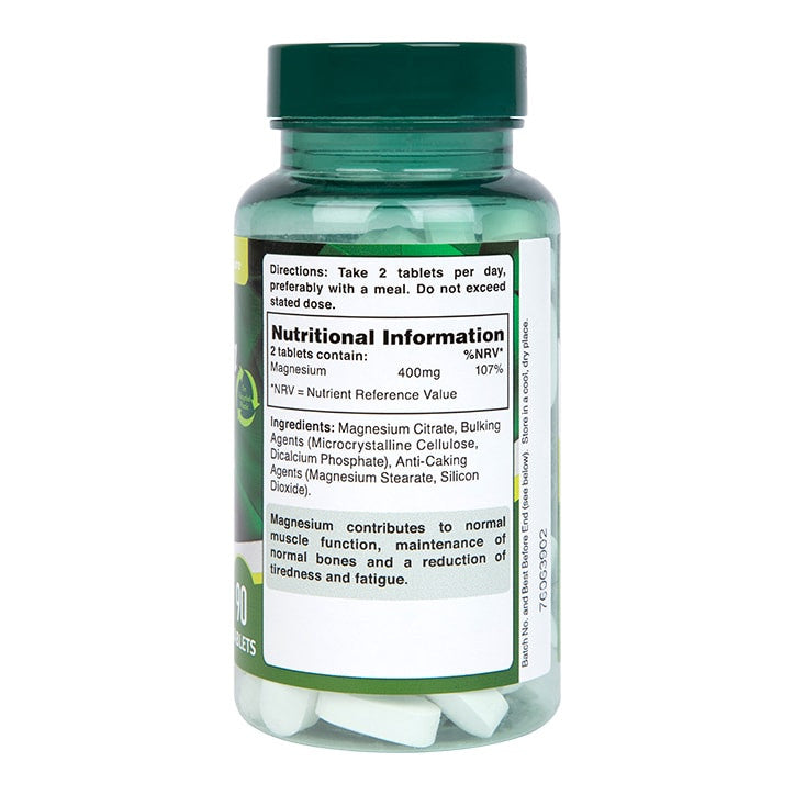 High Strength Magnesium Citrate 400 mg - 90 Tablets