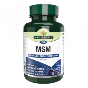 MSM metylosulfonylometanu (METYLSULFONYLOMETANA MSM) 1000 mg 90 tabletek Natureaid