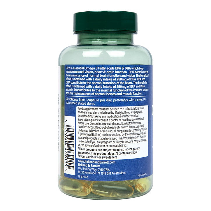 Cod Liver Oil 1000 mg - 60 Gel capsules