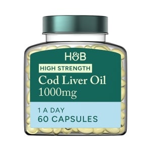 Cod Liver Oil 1000 mg - 60 Gel capsules