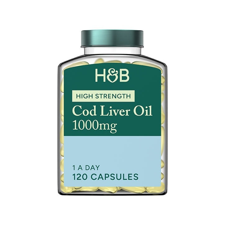 Cod Liver Oil 1000 mg - 120 Gel capsules