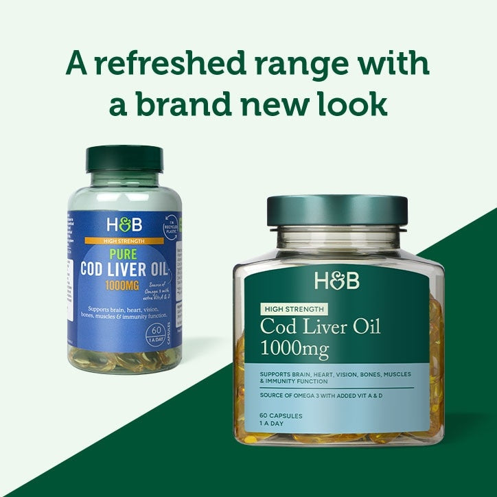 Cod Liver Oil 1000 mg - 60 Gel capsules