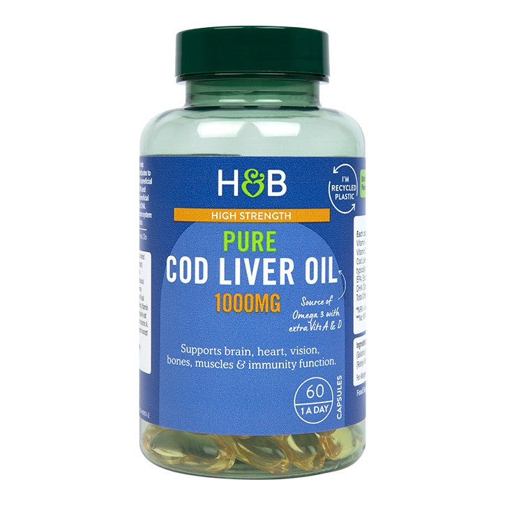 Cod Liver Oil 1000 mg - 60 Gel capsules