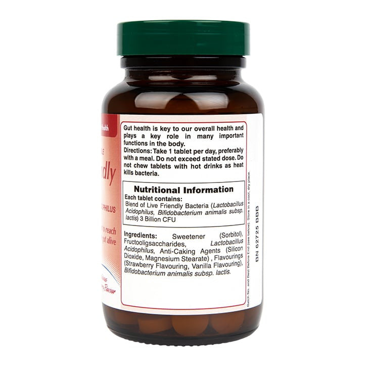 Probiotesch mat saueroplamus (chewable Saidophilus Äerdwebberry 3 Milliarde) 3mld. 120 Holland & Barrett Chewing Pëllen