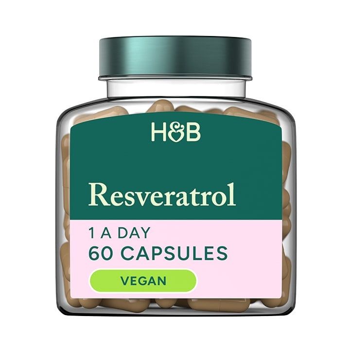 Resveratrol 250 mg s extraktem červeného vína 10 mg 60 tobolek Holland & Barrett