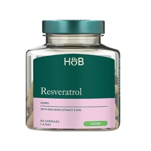 Resveratrol 250 mg s extraktem červeného vína 10 mg 60 tobolek Holland & Barrett