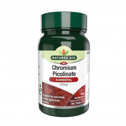 Cromo picolin (cromo picolinate) 200mkg 90 comprimidos naturesAid