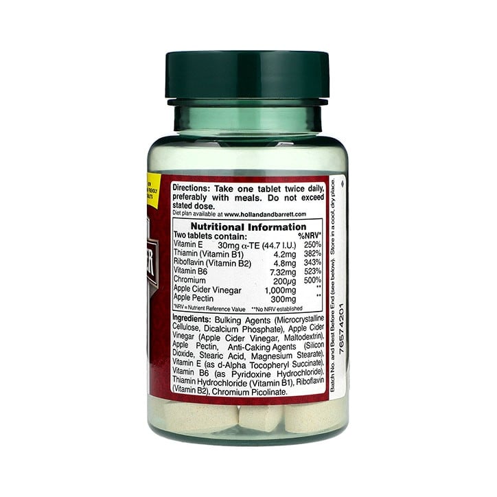 Complejo de vinagre de manzana 40 tabletas Holanda y Barrett