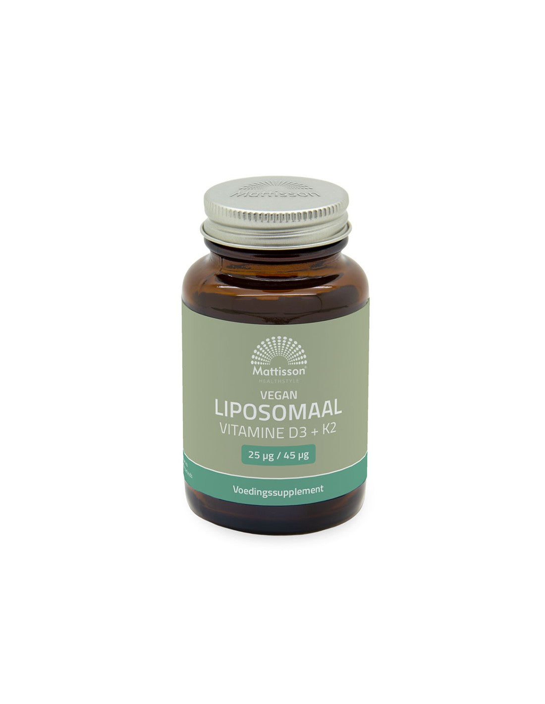 Bones and circulatory system - Liposomal vegan Vitamin D3 1000 IU + K2 45 µg, 60 capsules Mattisson Healthstyle
