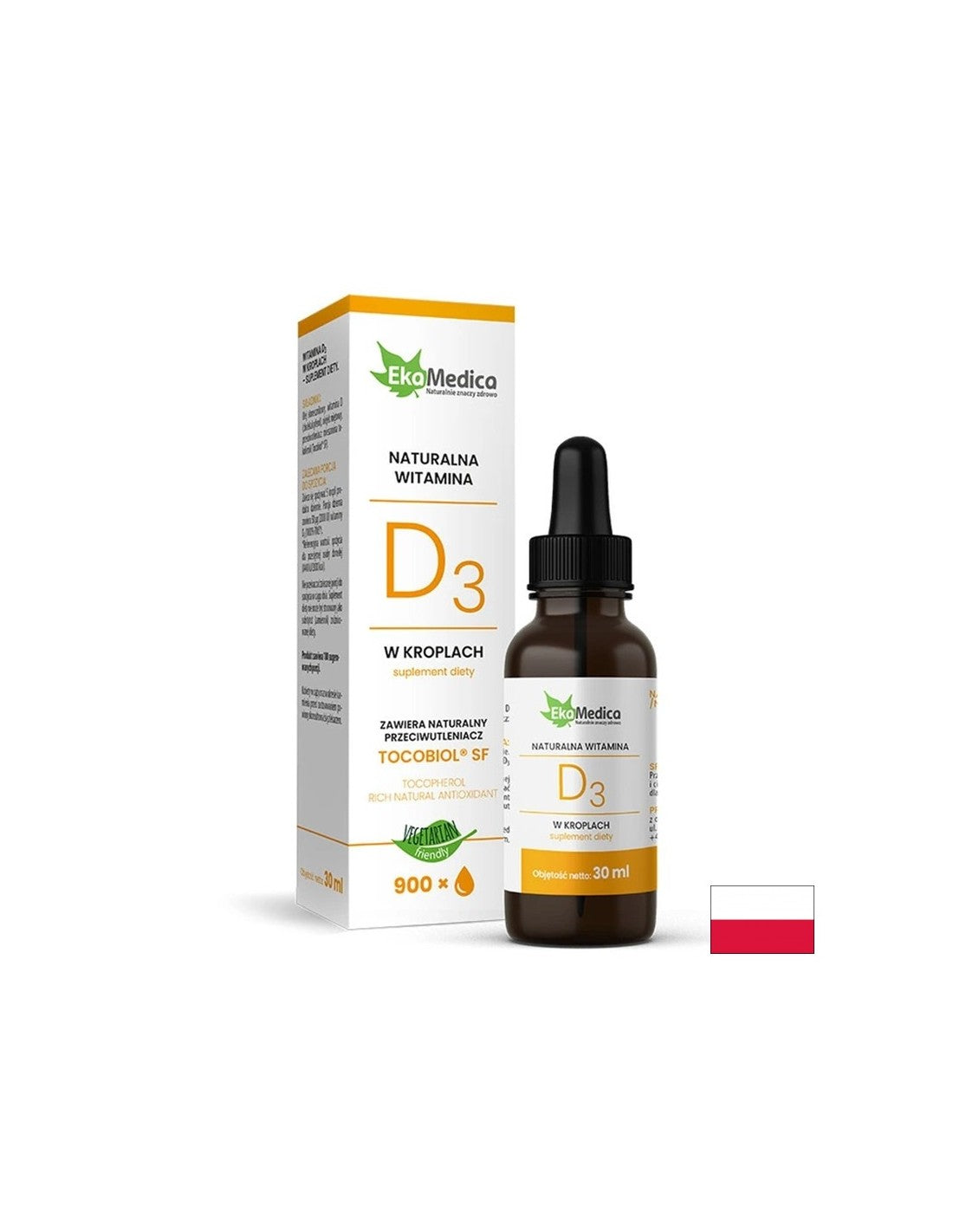 Imunitetas - vitaminas D3, 400 TV x 30 ml lašai