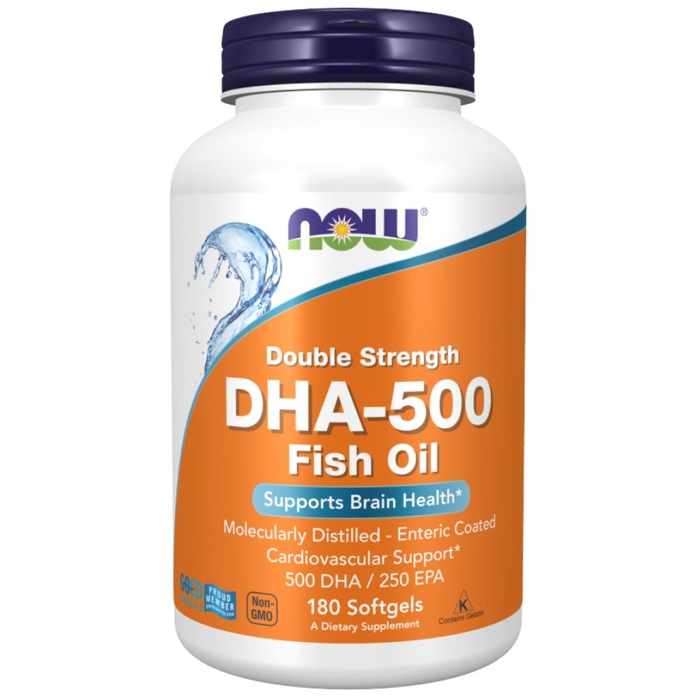DHA - 500 Double Stäerkt - 180 Gelkops
