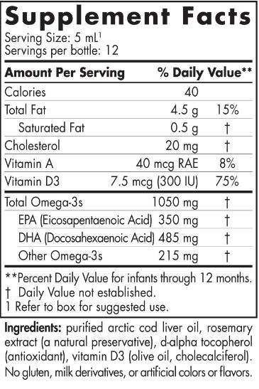 DHA Infant | 350 mg EPA / 485 mg DHA - 60 ml