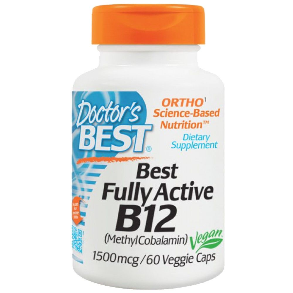 BEST Fully Active B12 / Methylcobalamin 1500 mcg - 60 capsules