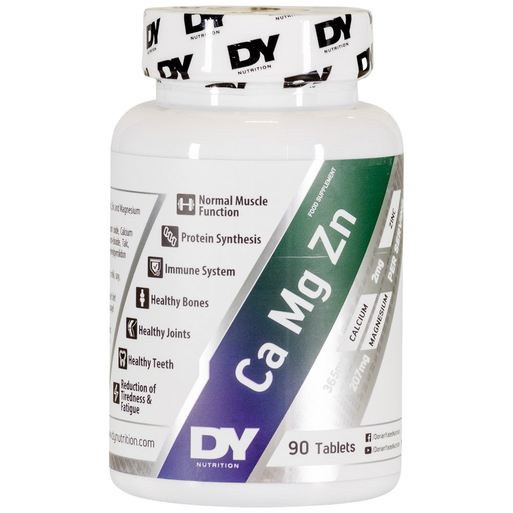 Ca Mg Zn | Calcium + Magnesium + Zinc Formula - 90 Tablets