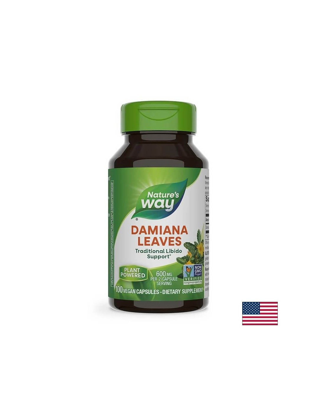Damiana Leaves - 100 capsules