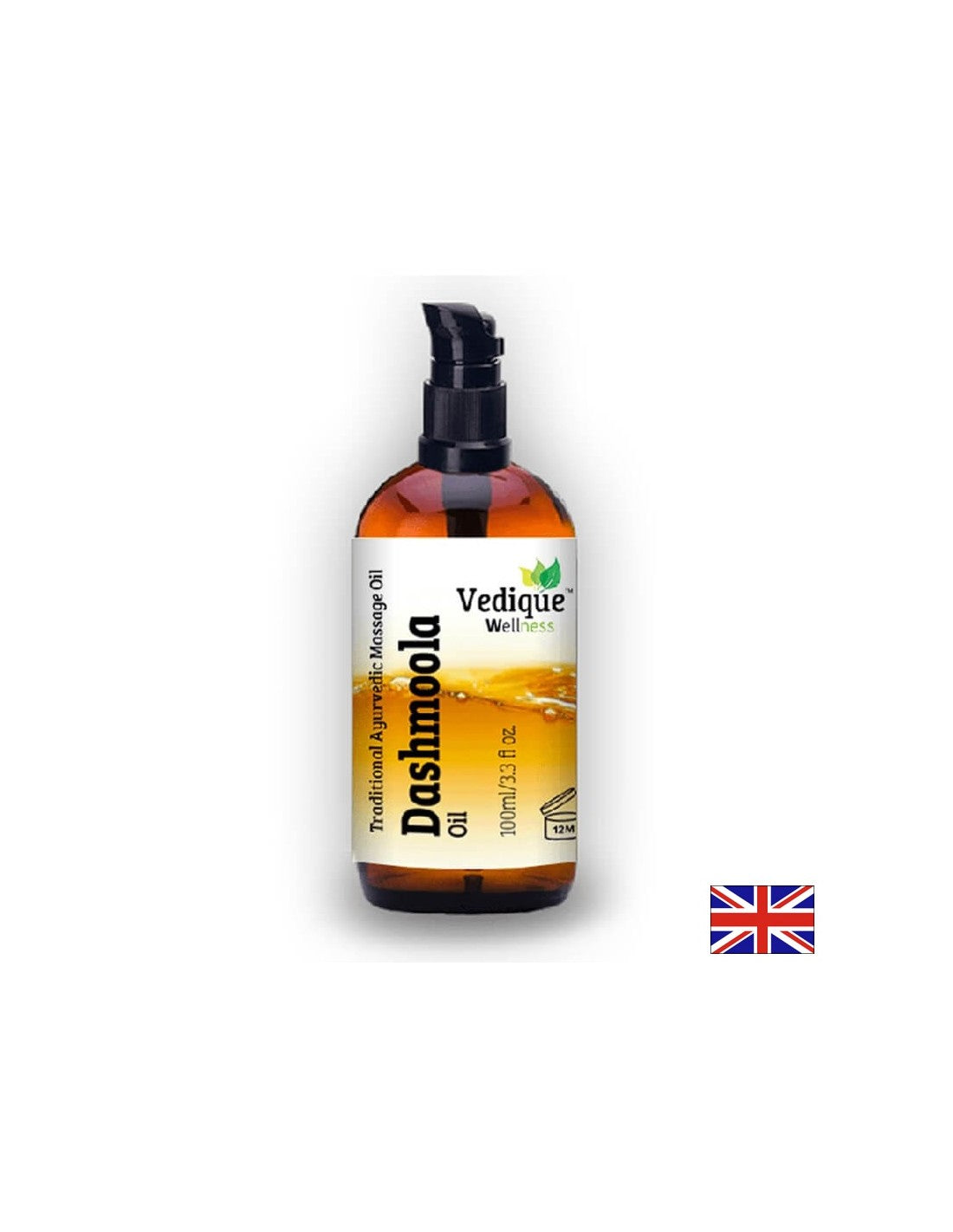 Dashmoola massage oil (Dashmoola) - reduces stress and eliminates headaches, 100 ml