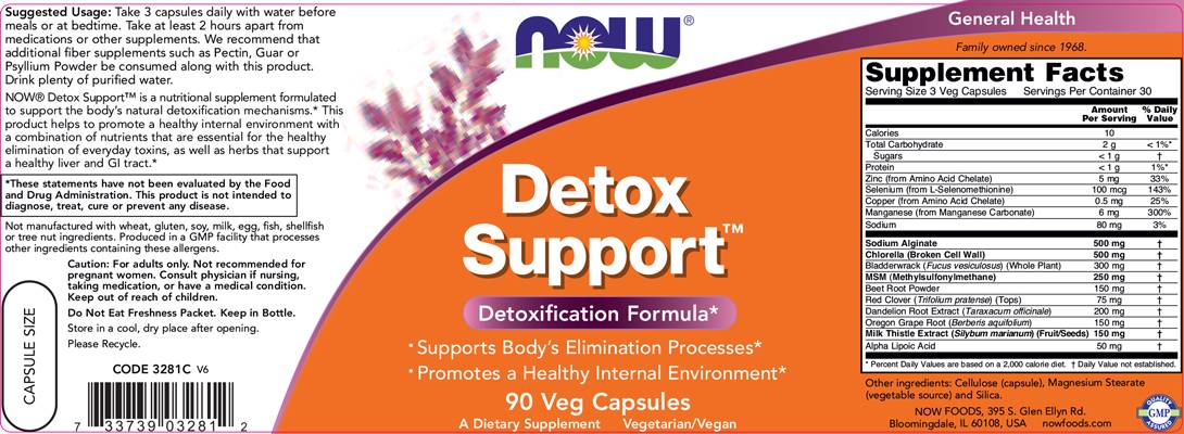 Detox Support - 90 capsules