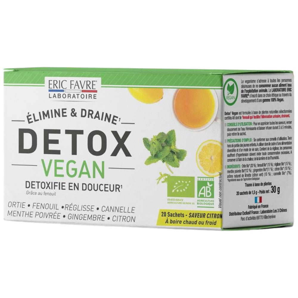 Detox vegan | Bylinná detoxikační čaj - 20 sáčků