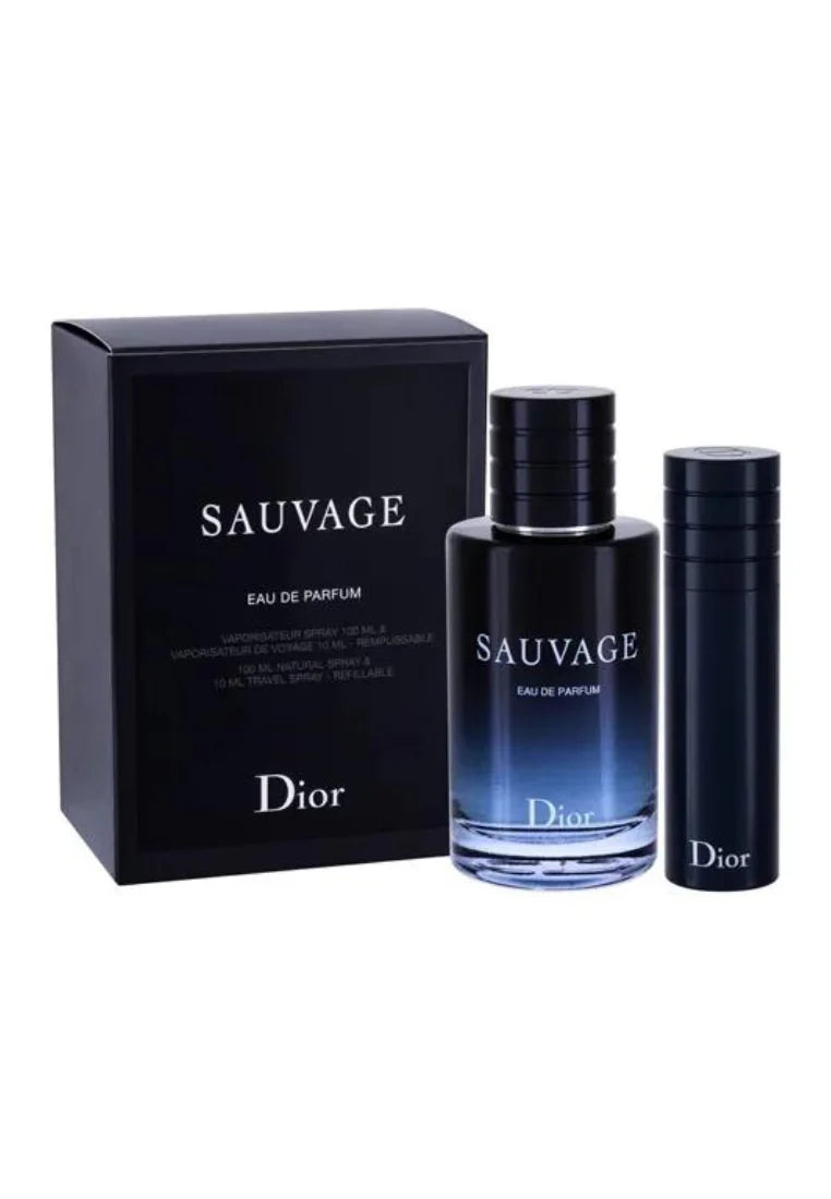 Men's Gift Set Dior Sauvage EDP 100 ml + EDP 10 ml