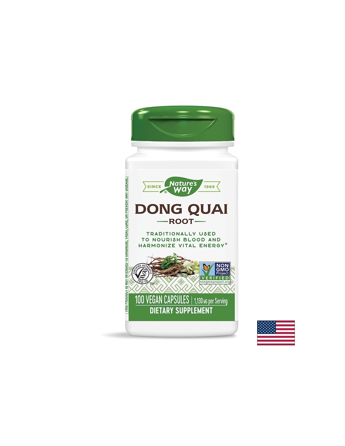 „Dong Quai“ šaknis - 100 kapsulių
