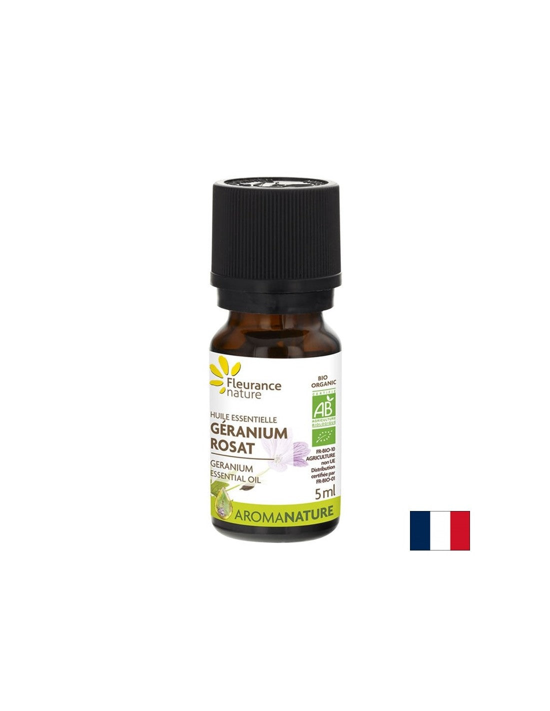 Geranium eterinio aliejaus, bio, 5 ml