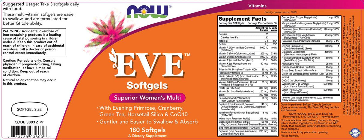 EVE Woman's Multi - 90 Gel capsules