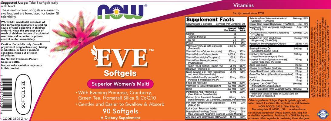 EVE Woman's Multi - 90 Gel capsules