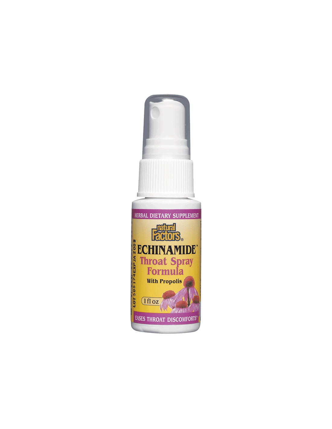 Echinamide® Fórmula de aerosol de garganta/ Spray de garganta con Echinacea y propóleas x 30 ml/ 50 dosis