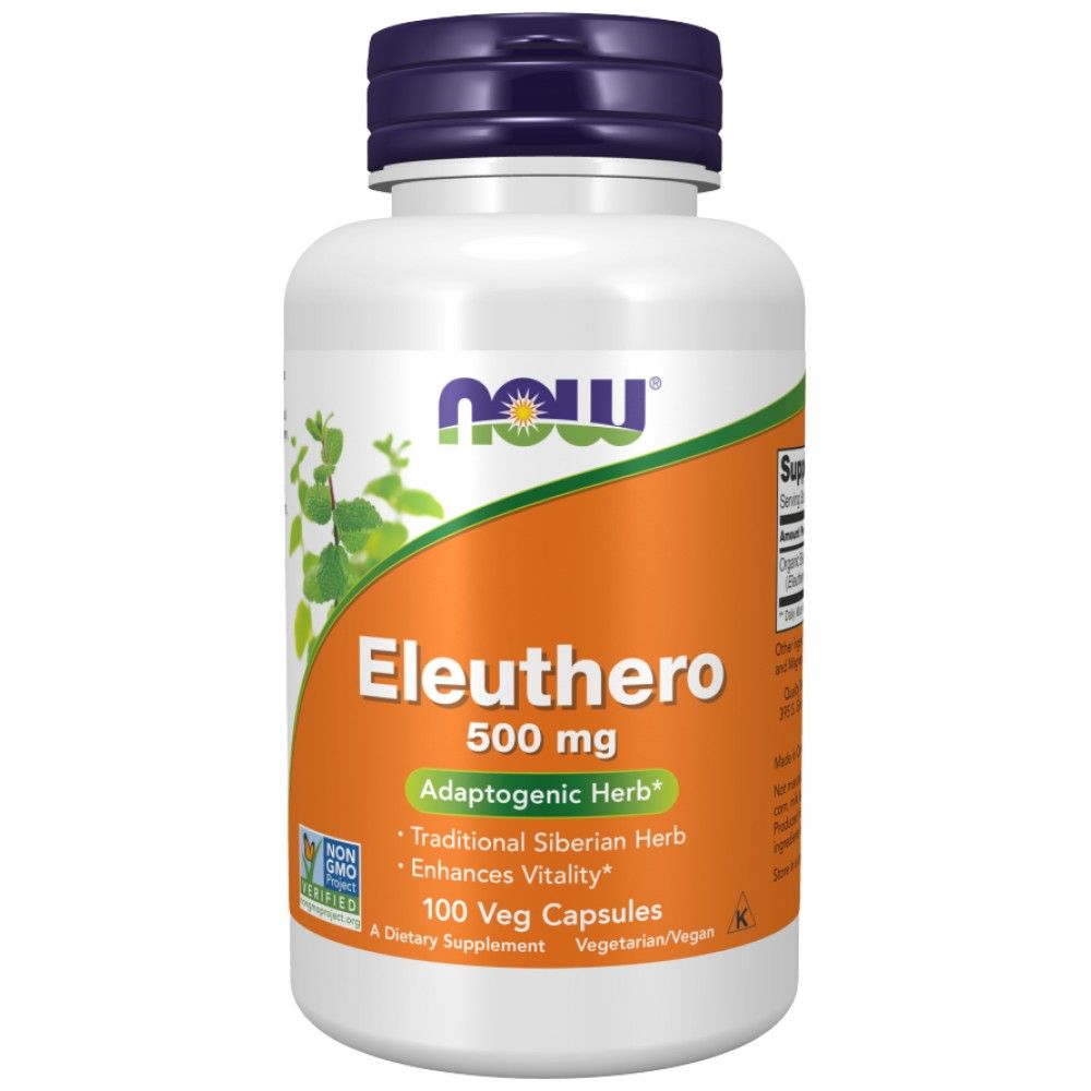 Eleuthero 500 mg | Ginseng siberiano - 100 cápsulas