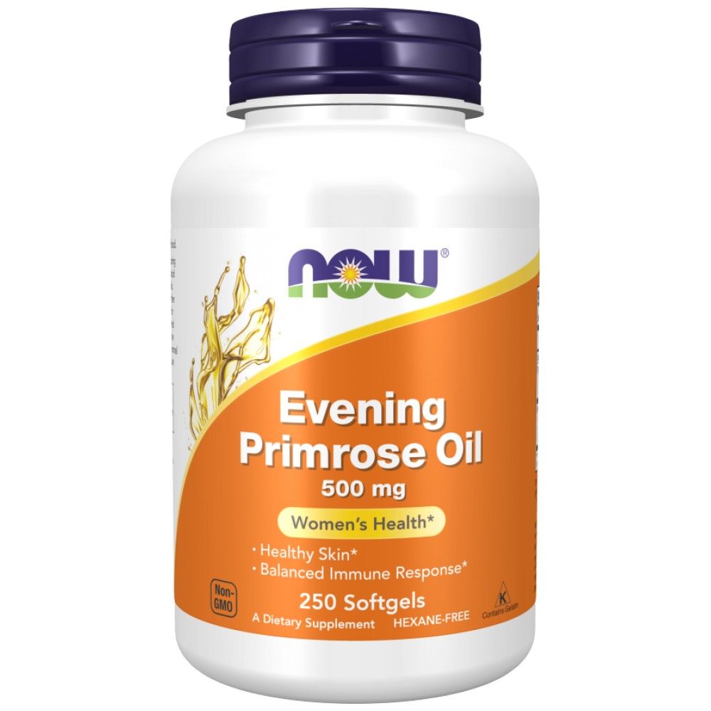 Večerní olej z Primrose 500 mg - 250 gelových tobolek