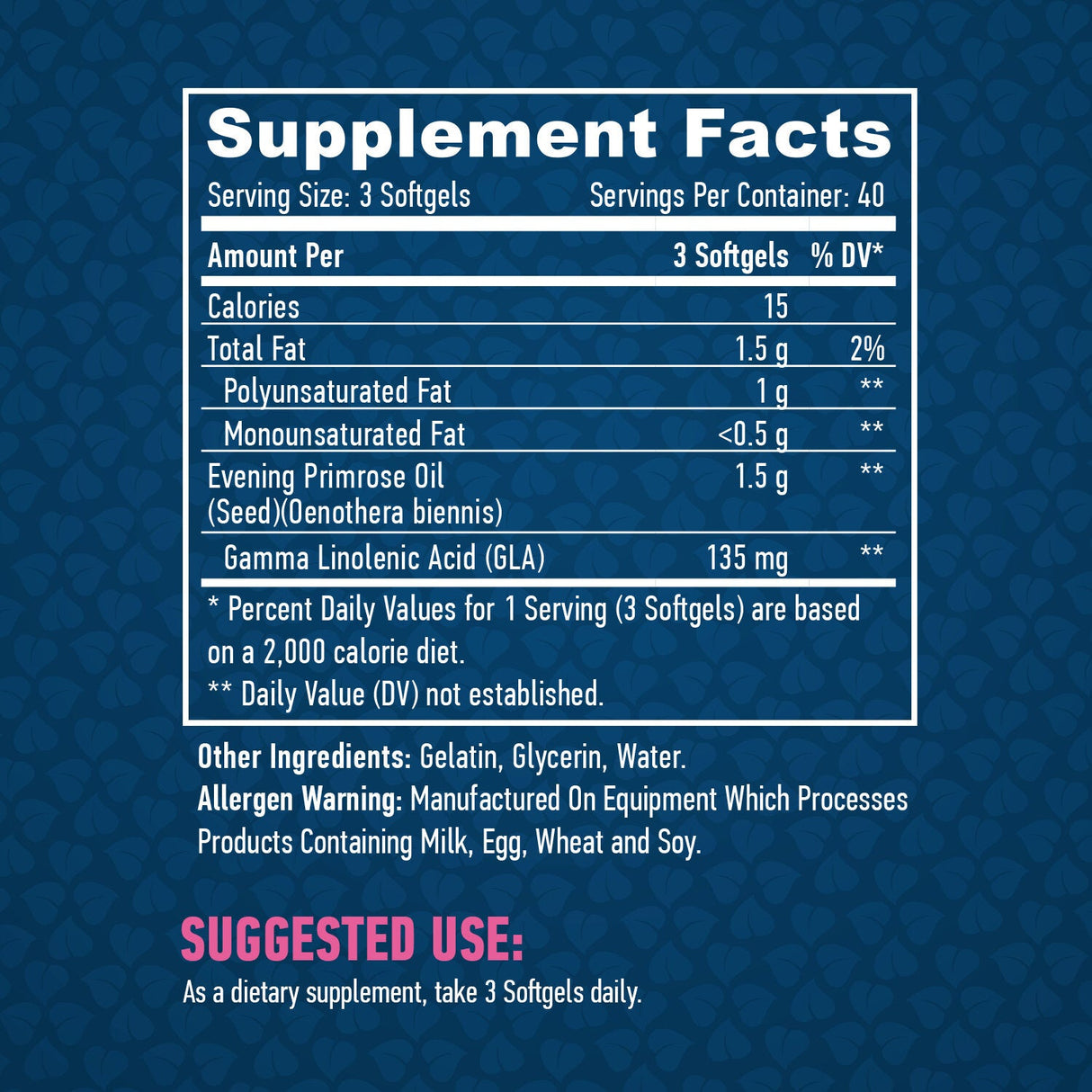 Večerní olej z PRAMNROSE / studený lisovaný / 500 mg. / 120 softgelů