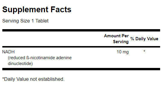 Fast -Acting Nadh High Biavailabilitéit 10 MG - 30 Pëllen